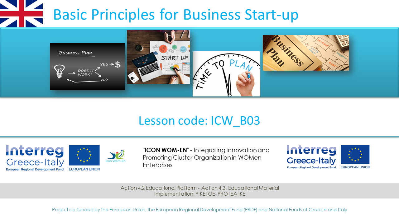 Basic Principles for Business Start-up ICW_B03EN