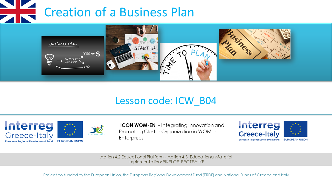 Creation of a Business Plan ICW_B04EN