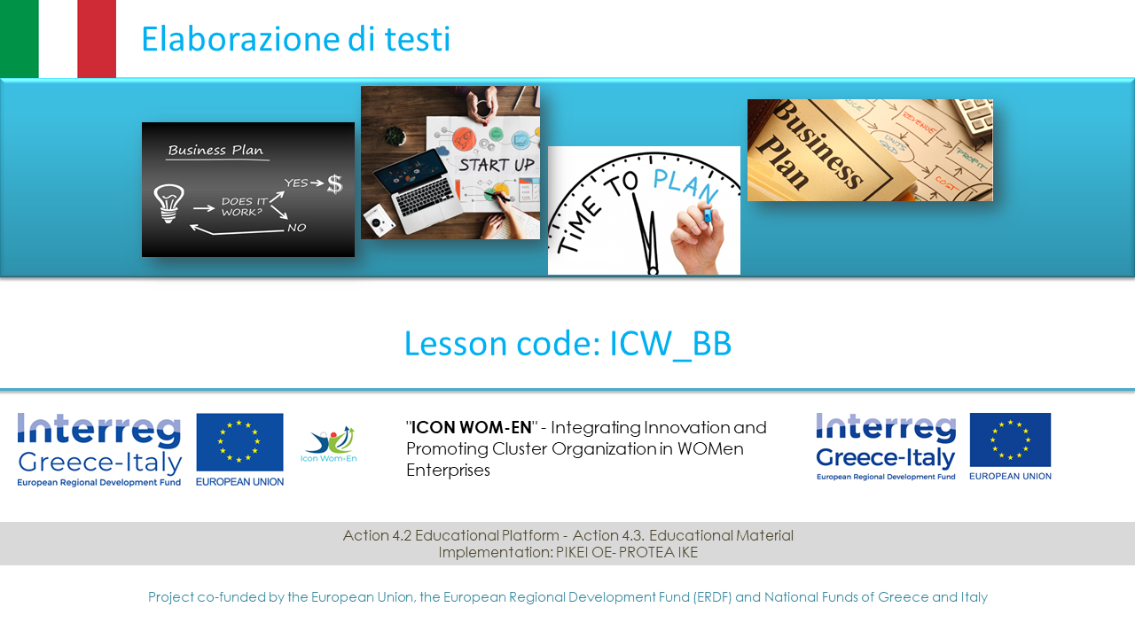 Elaborazione di testi ICW_BB_IT